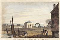 Entrance to Margate Pier> [Polygraph: 1825-1828 | Margate History
